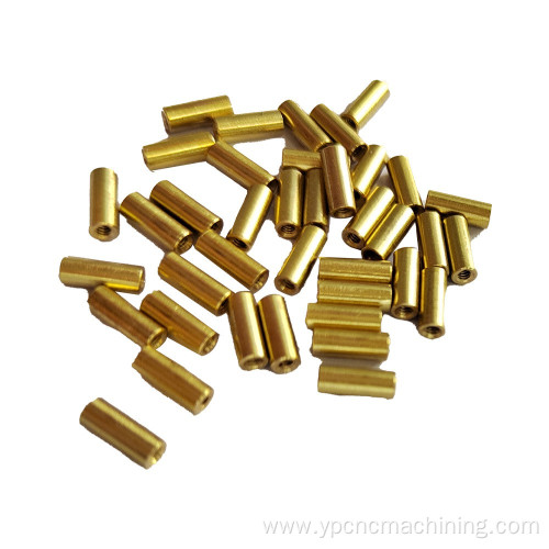 Anodized brass aluminum parts manufactured